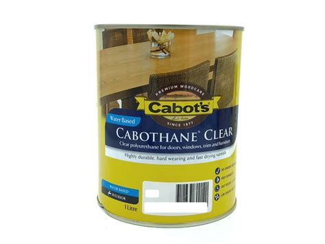 Cabots Cabothane Clear Water Based Polyurethane Gloss Ebay