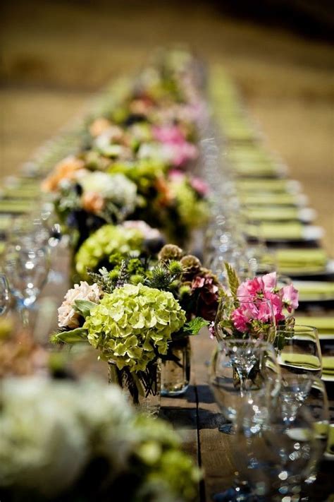 Top view, flat lay, overhead. Outdoor Western Themed Wedding | Table decorations ...