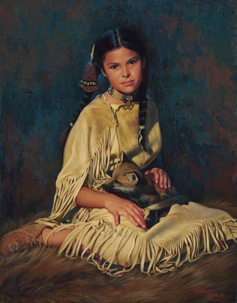 Karen Noles Native American Artwork Native American Girls American Painting