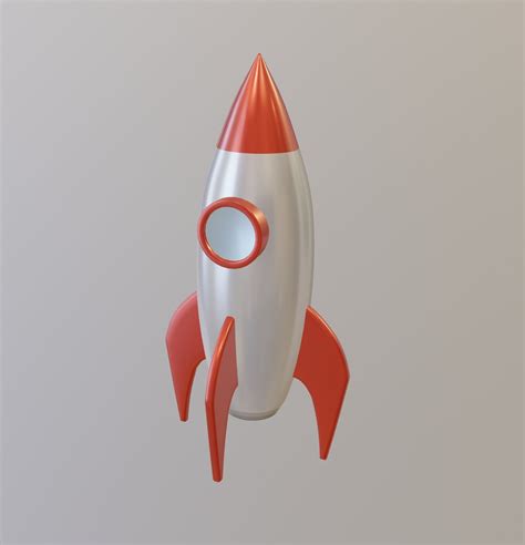 3d Asset Game Ready Rocket Cgtrader