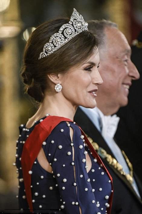 Queen Letizia Of Spain And Her Husband King Juan Iv Of Spain At The