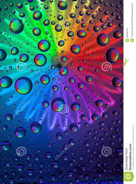 Abstract Water Drops Stock Image Image Of Orbs Glass