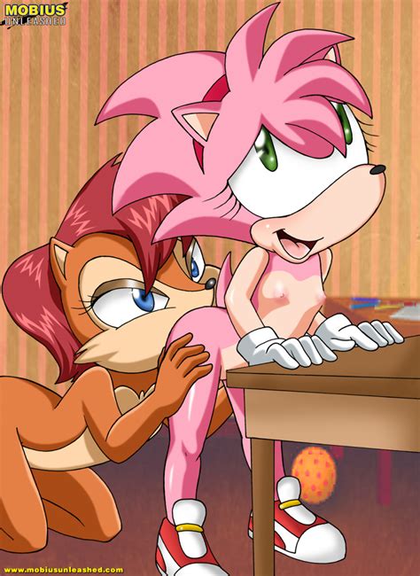 Rule 34 Amy Rose Anthro Archie Comics Bbmbbf Furry Mobius Unleashed Palcomix Rosy The Rascal