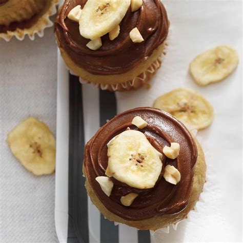 Muffins aux bananes glaçage choco-arachide RICARDO