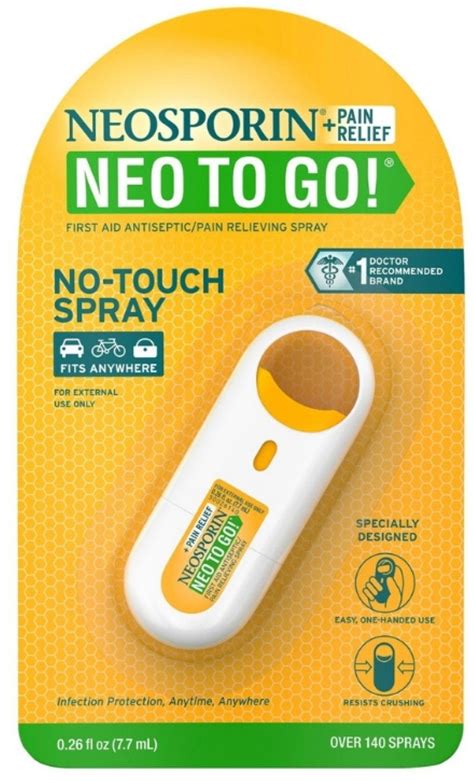 Neosporin Pain Relief Neo To Go First Aid Antisepticpain Relieving