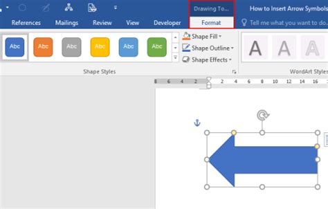 Methods To Insert Arrow Symbols In Word Document My Microsoft
