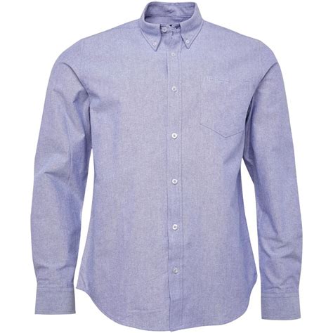 Buy Ben Sherman Mens Oxford Long Sleeve Shirt Denim