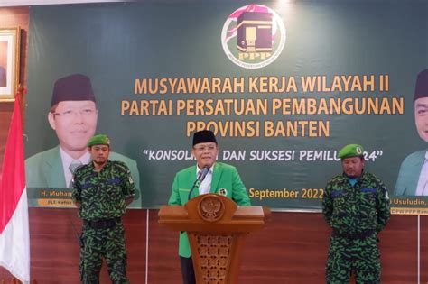 Ppp Banten Siap Kawal Mardiono Jadi Plt Ketua Umum