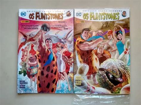 Hqs Dc Os Flintstones Vol 1 E 2 Universo Hanna Barbera D130 Parcelamento Sem Juros