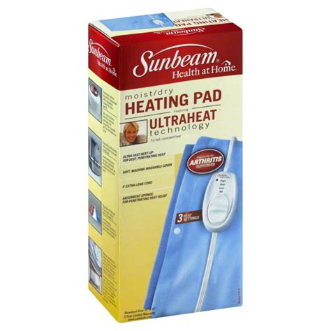 Sunbeam Sunbeam Health At Home Heating Pad Moistdry Shop Weis Markets