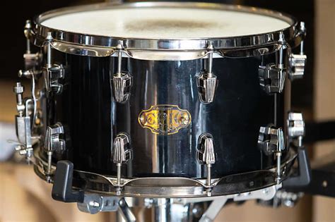 Ludwig 8x14 Epic Snare Drum In Black Lacquer Finish Reverb
