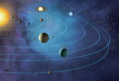 Orbits Of Planets In The Solar System Photograph By Mark Garlick