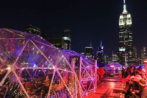 Coolest Roof In Town Igloos At 230 Fifth Times Square Chronicles