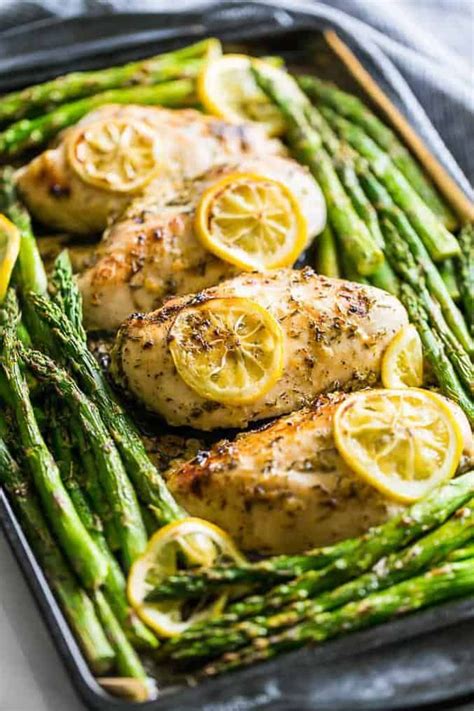 Lemon Chicken And Asparagus Sheet Pan Dinner Get Inspired Everyday