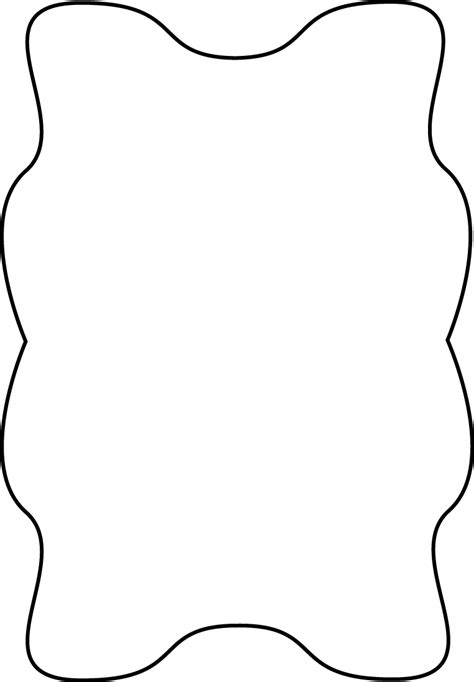 Black Box Outline Png Wavy Line Page Border Rectangle Outline Images