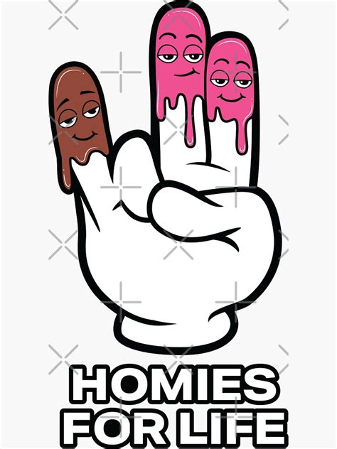 2 In The Pink 1 In The Stink Shocker Hand Sign Glove Homies For Life