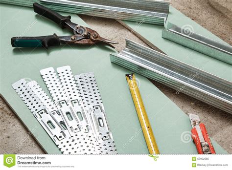Building And Repair Tools And Materials Stock Image Image Of