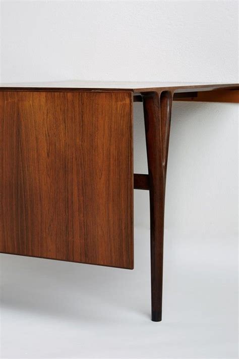 Wall Hung Table Designed By Helge Vestergaard Jensen For Peder Pedersen Denmark 1950s