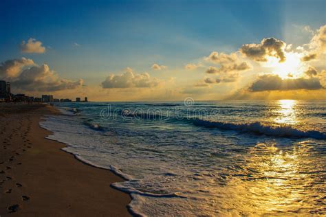 Ocean Beach Sunrise Stock Photo Image Of Sunrise Resort 54611998