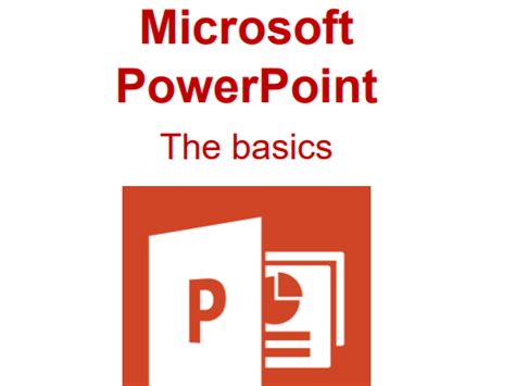 How To Use Microsoft Powerpoint The Basics Teaching Resources