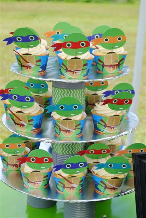 Teenage Mutant Ninja Turtles Birthday Party Ideas Photo Of Catch My Party Ninja Turtles