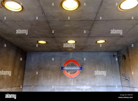 Iconic Symbol Of The Tube The Subway Of London Stock Photo Alamy