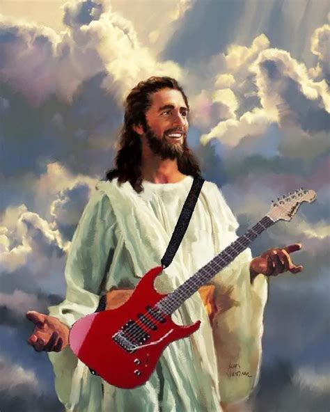 Inspirational Images Of Jesus Playing Guitar