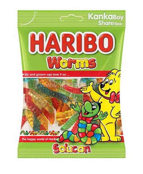 Haribo Worms Solucan 80g