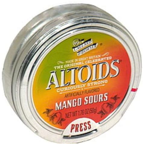 Altoids Mango Sours Mints 176 Oz Nutrition Information Innit