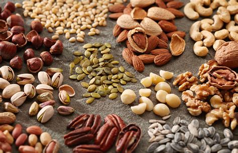 Organic Healthy Seeds And Nuts Superfoods