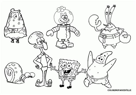 Lego star wars coloring pages free. Coloring Pages Of Spongebob And Friends - Coloring Home