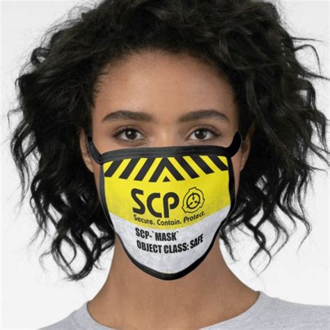 Scp Foundation Scp 035 Mask Face Mask Zazzle