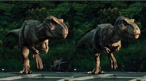 So Heres A Comparison Of Jurassic World Rexy And How She Was Supposed