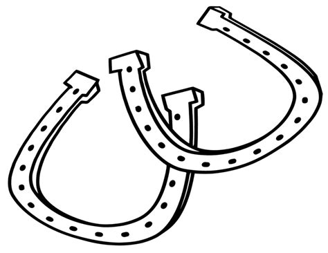 Horseshoe coloring pages | Coloring pages to download and print