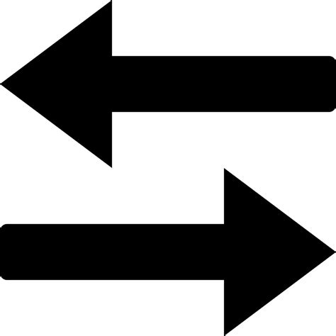 Swap Clipart Up And Down Arrow Two Way Arrows Png Transparent Png