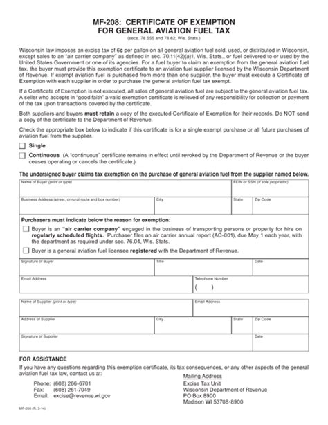 Form Mf 208 Fill Out Sign Online And Download Printable Pdf