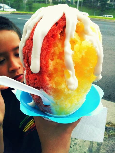 Giant shave ice! From the one and only Shimazu's in O'ahu, Hawai'i