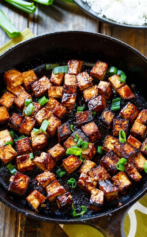 Asian Garlic Tofu Spicy Southern Kitchen