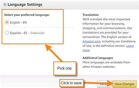 How To Change The Language On Amazon App Or Website