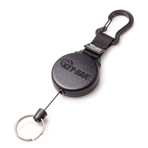 Anti Lost Pass Id Card Resilience Wire Rope Elastic Keychain Recoil