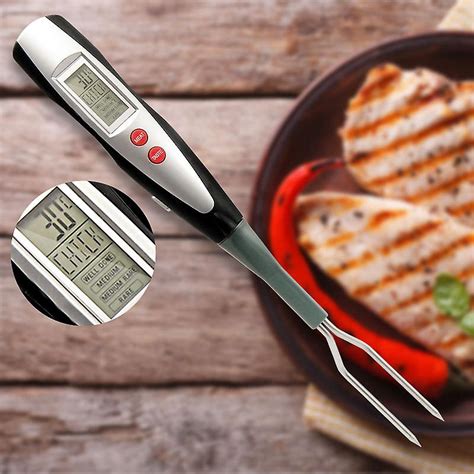 Wjskv Digital Meat Thermometer Fork For Grilling And Barbecue Instant