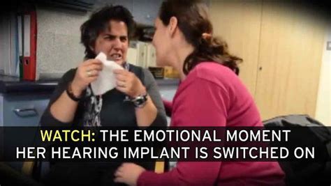 Deaf Woman Bursts Into Tears After Hearing Her Own Voice In Cochlear Implant For First Time