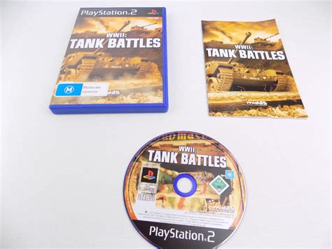 Mint Disc Playstation 2 Ps2 WWII Tank Battles Free Postage Starboard