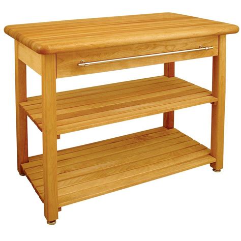 Catskill Craftsmen Contemporary Harvest Natural Kitchen Utility Table