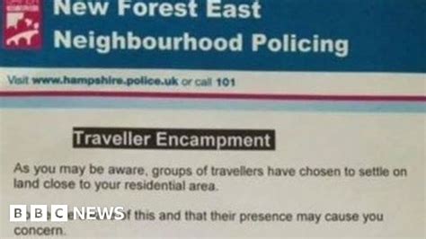 Inquiry Over Racist Traveller Police Poster Bbc News