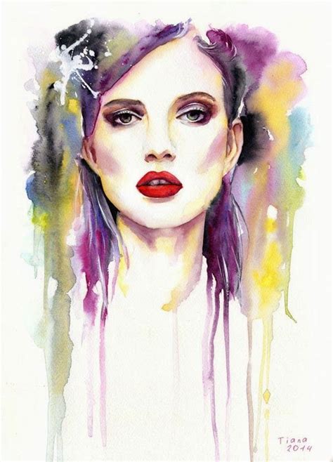 Watercolor Paintings By Cora And Tiana Watercolor Art Face