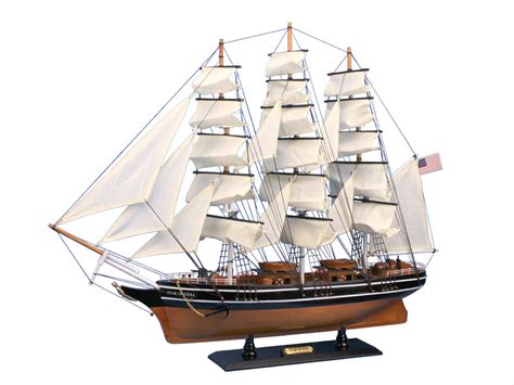 Wholesale Wooden Star Of India Tall Model Ship 30in Hampton Nautical
