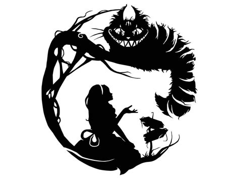 Alice And Wonderland Svg - Layered SVG Cut File - Download Free Font