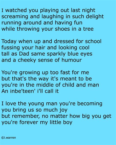 Growing Up Poems