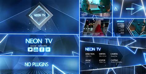 Videohive Neon Tv Broadcast Package Intro Hd